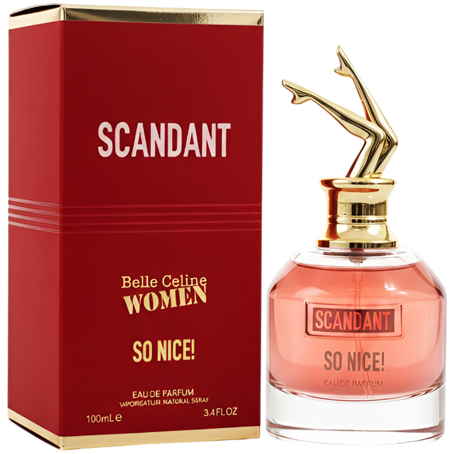 ادو پرفیوم اسکندانت سو نایس بله سلین وومن از برند فراگرنس ورد (Fragrance World Scandant Belle Celine Women So Nice EDP 100ml)